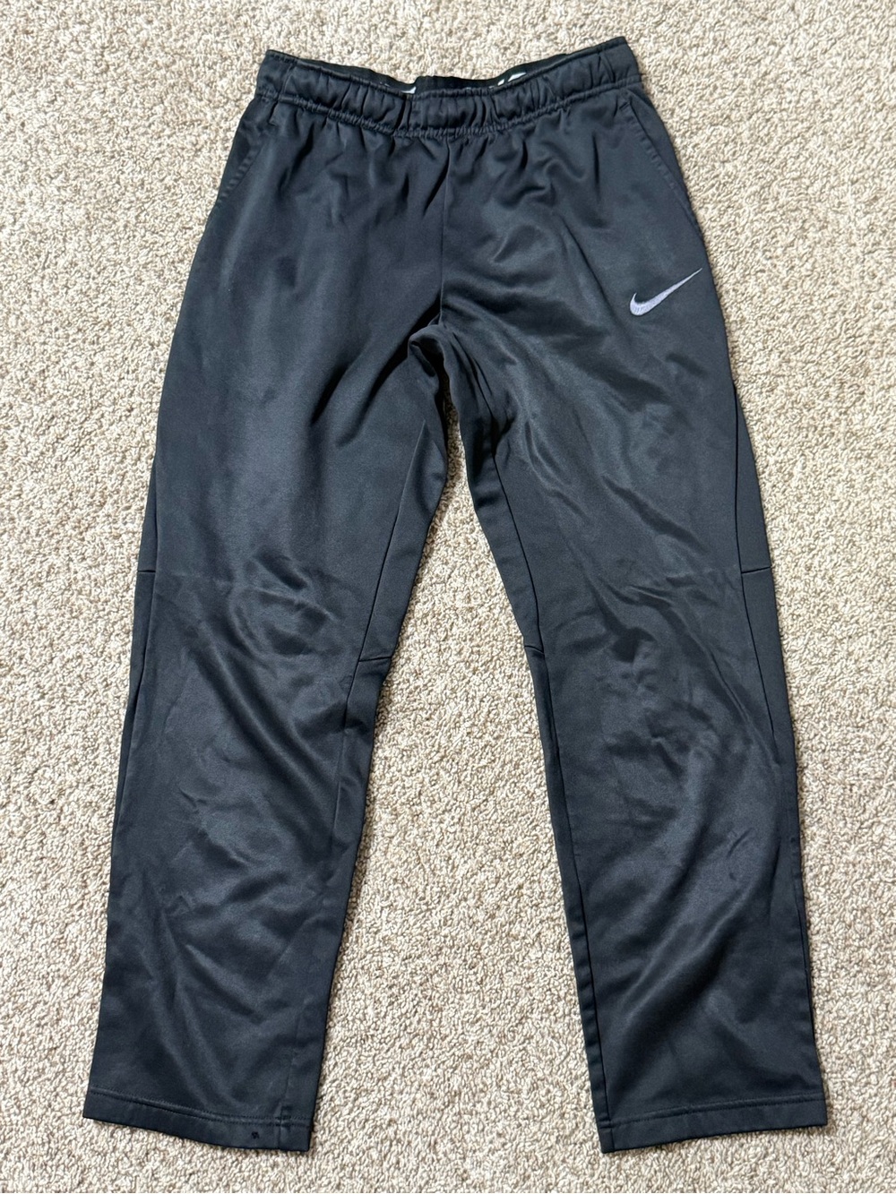 Nike Black Logo-Trim Dri-FIT Sweatpants